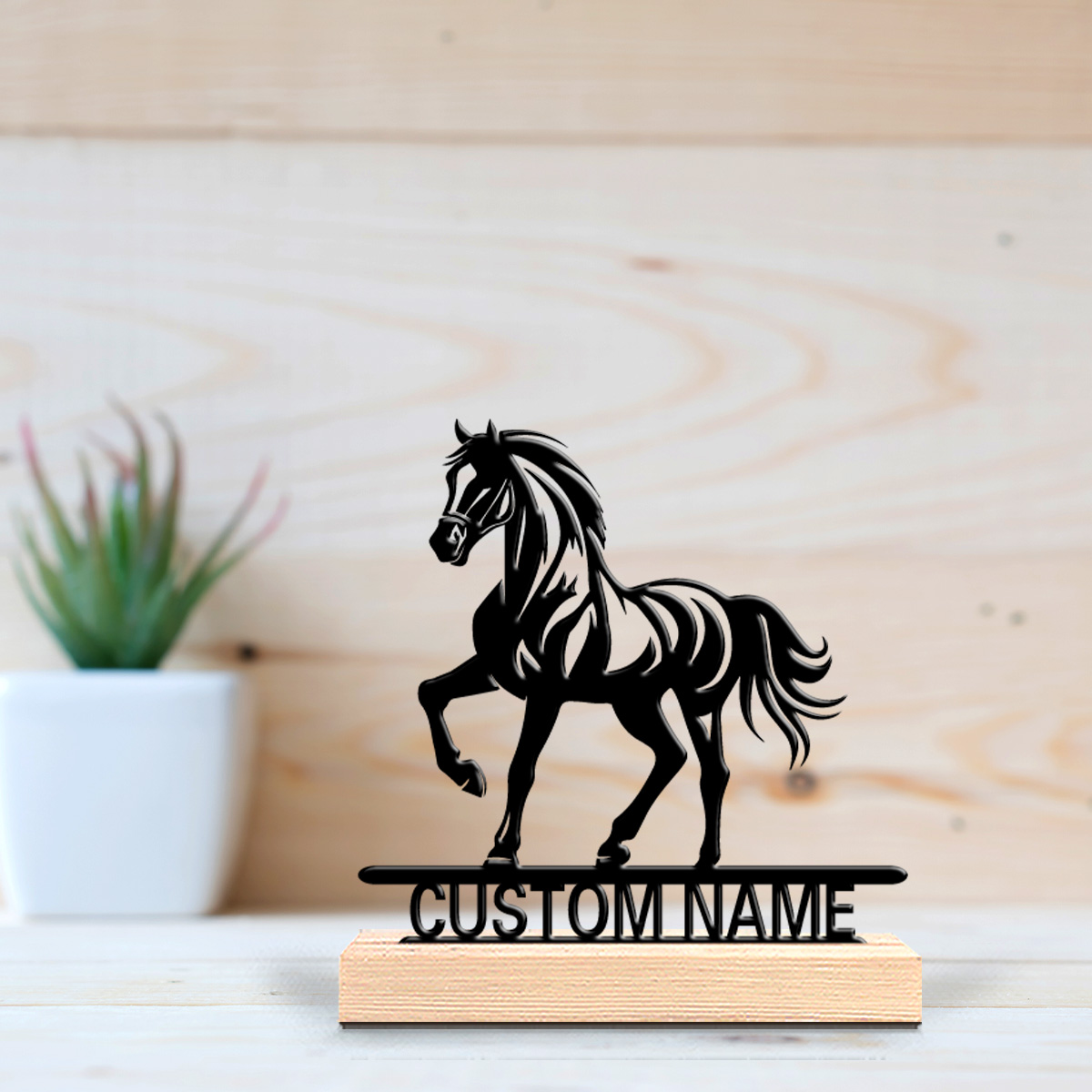 Newton Cradle Large - 1pc Romantic Personalized Custom Horse Metal