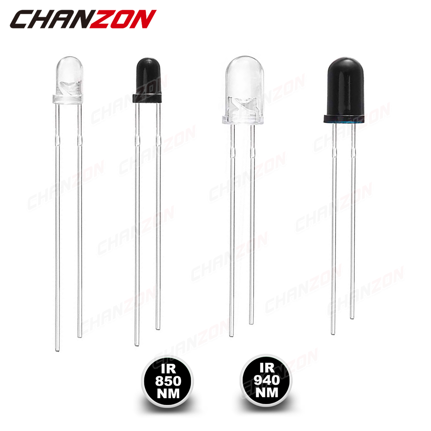 Science And Hobby Photos - 100Pcs 3mm 5mm IR LED Diode