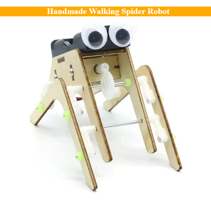 Science And Invention - Imagination DIY Handmade Walking Spider Robot