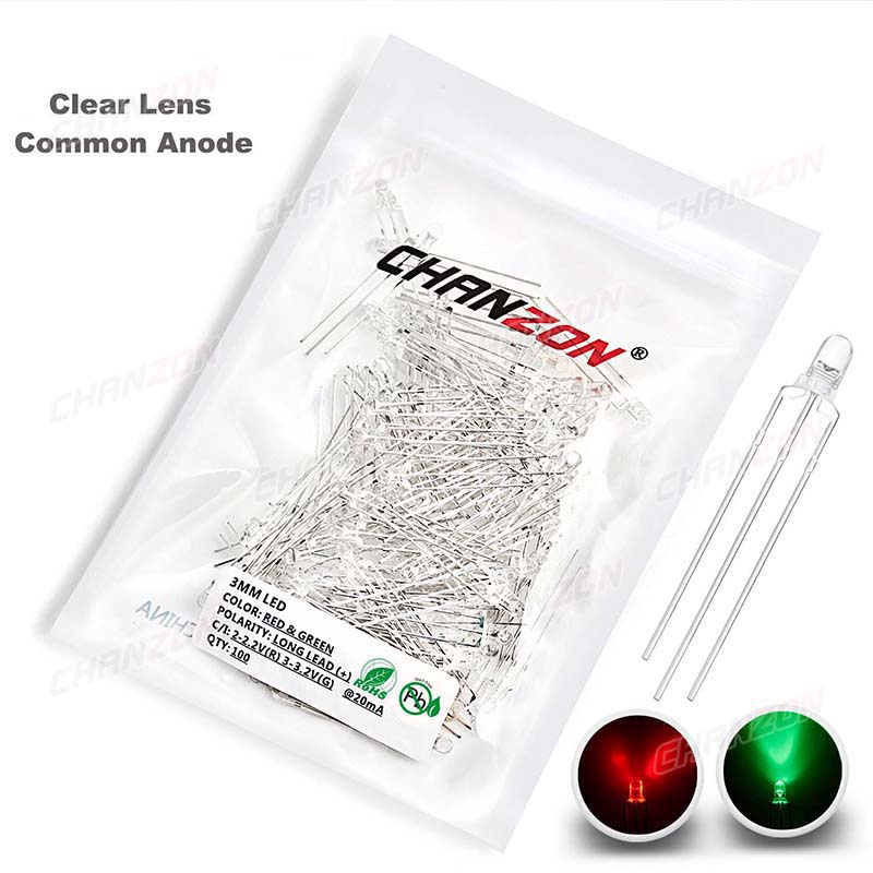 Bicolor 3 mm LED Light Emittin - Hobby Is Science review and price