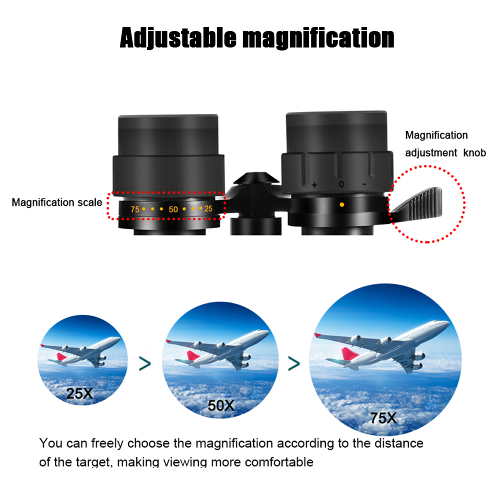 BORWOLF 25-75X70 ED High Magni - National Geographic Telescope 70Mm review and price