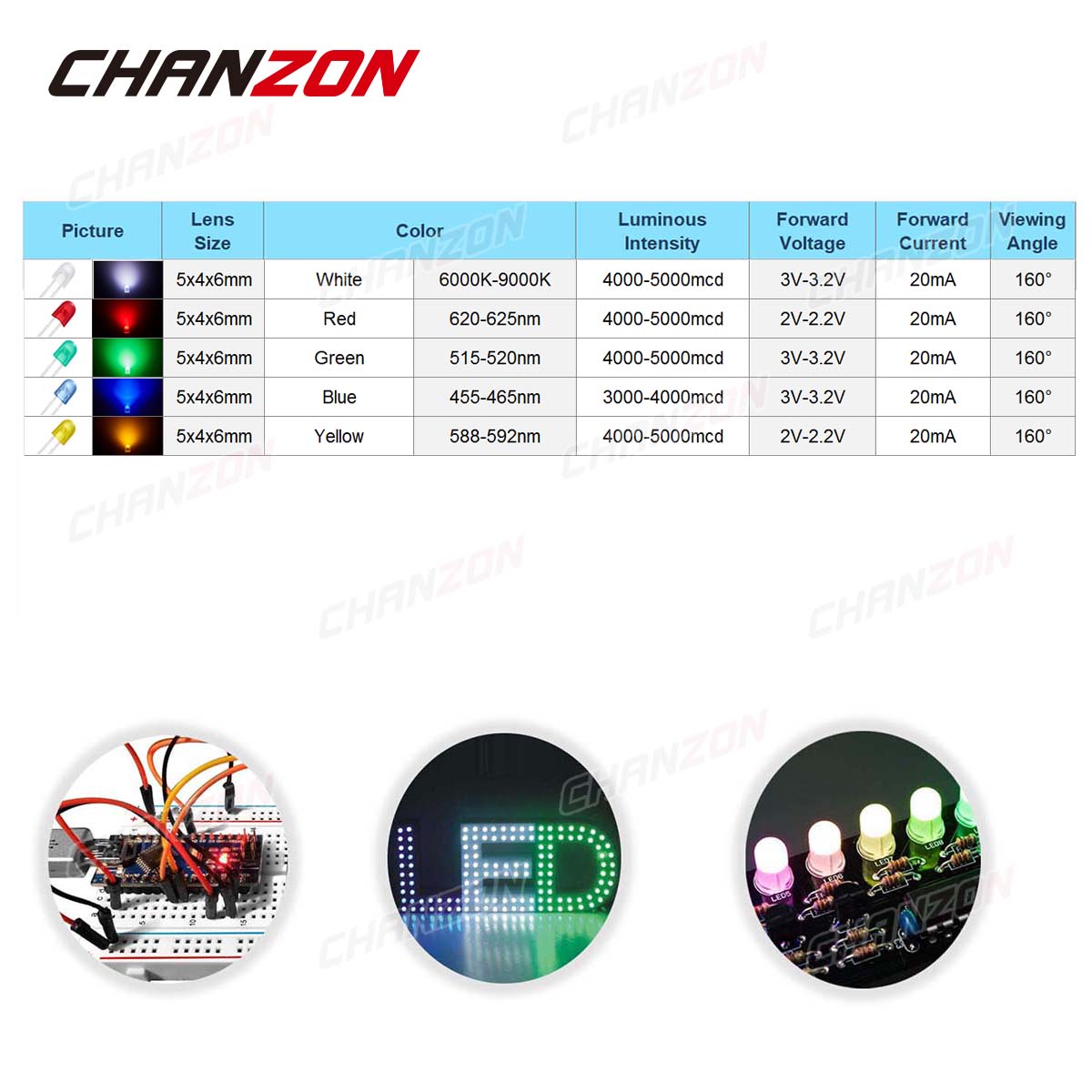 100Pcs 5mm Oval LED Diode 546  - Hobby Is Science review and price