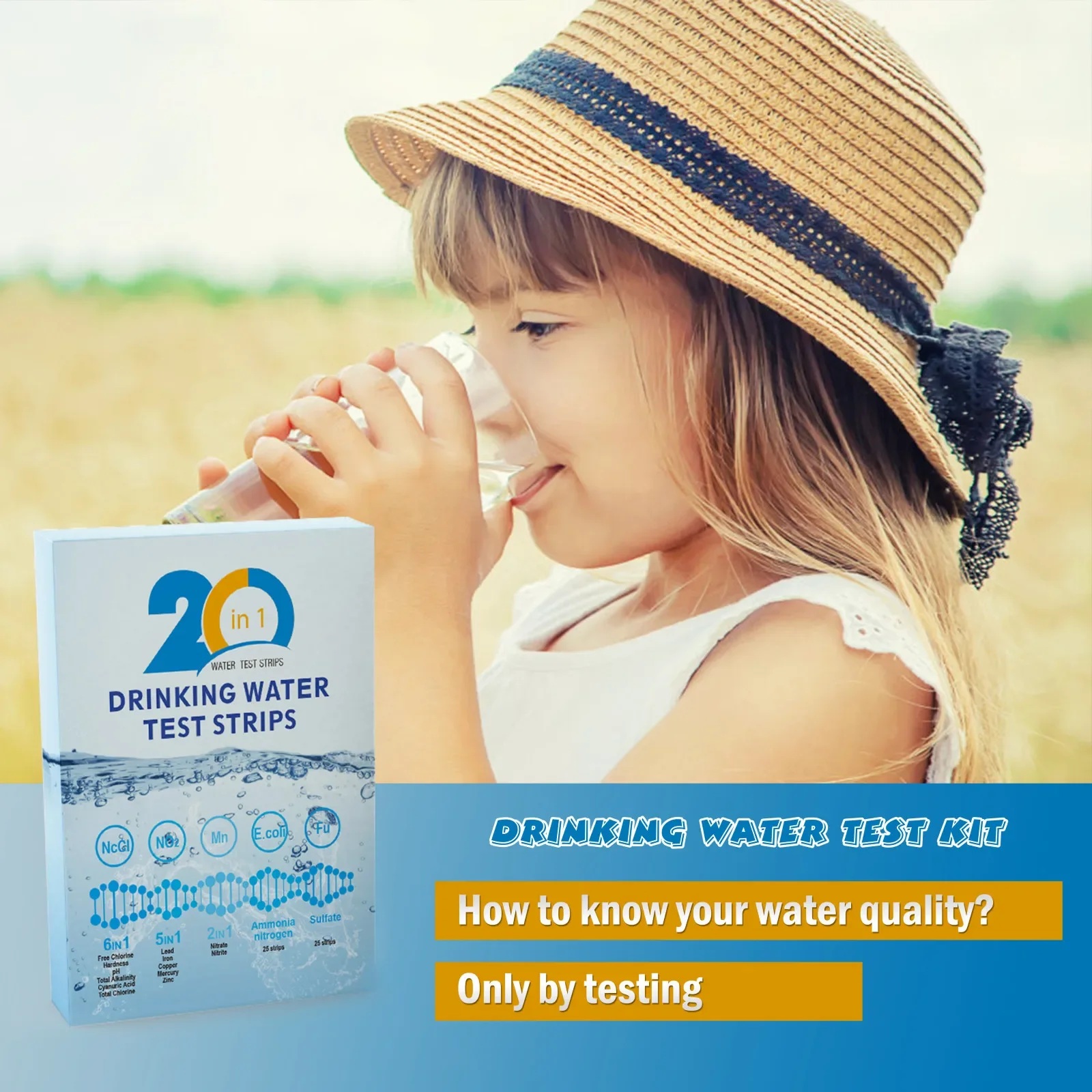 YAGO 20 in 1 Water Test Strips - Water Testing Kit review and price