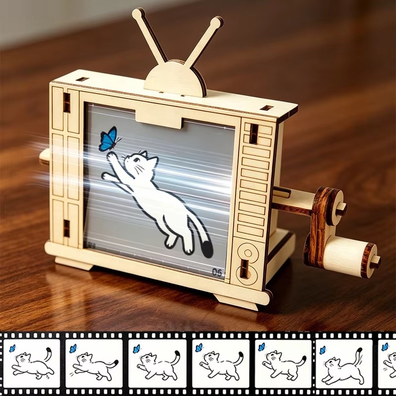 DIY Wooden TV-Shaped Hand Cran - Science Hobbyist review and price