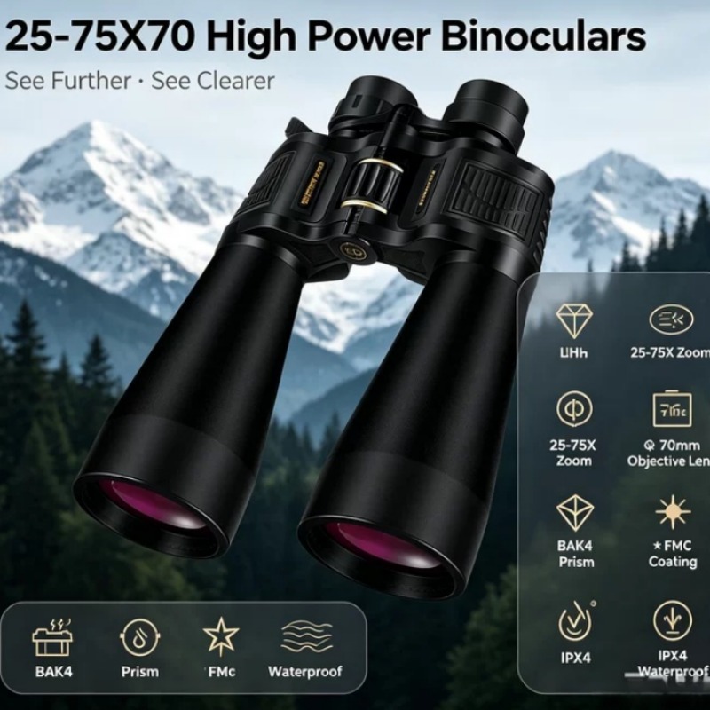 BORWOLF 25-75X70 Large Objecti - National Geographic Telescope 70Mm review and price