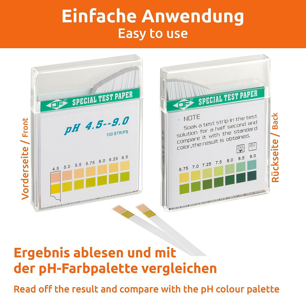 100Pcs PH Paper Strips Kit Hou - Water Testing Kit review and price
