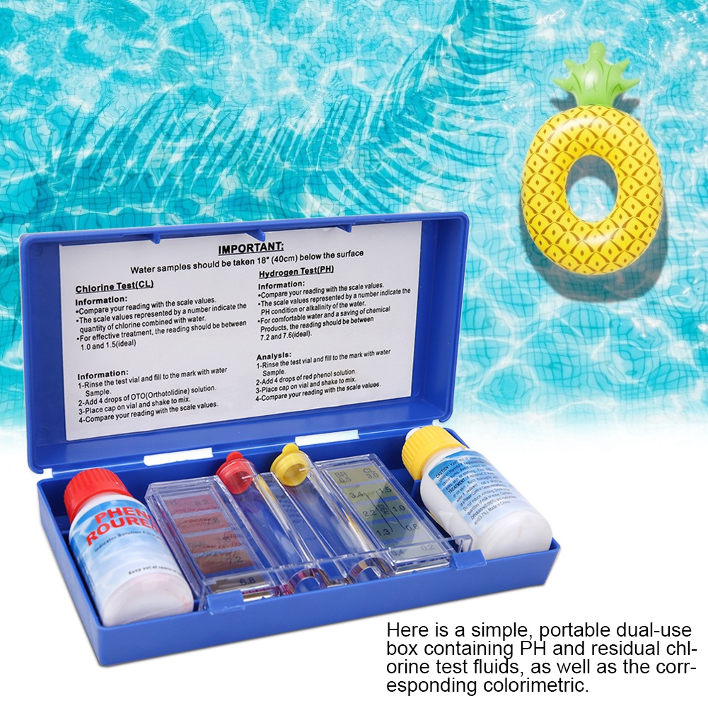 PH Chlorine Water Quality Test - Water Testing Kit review and price
