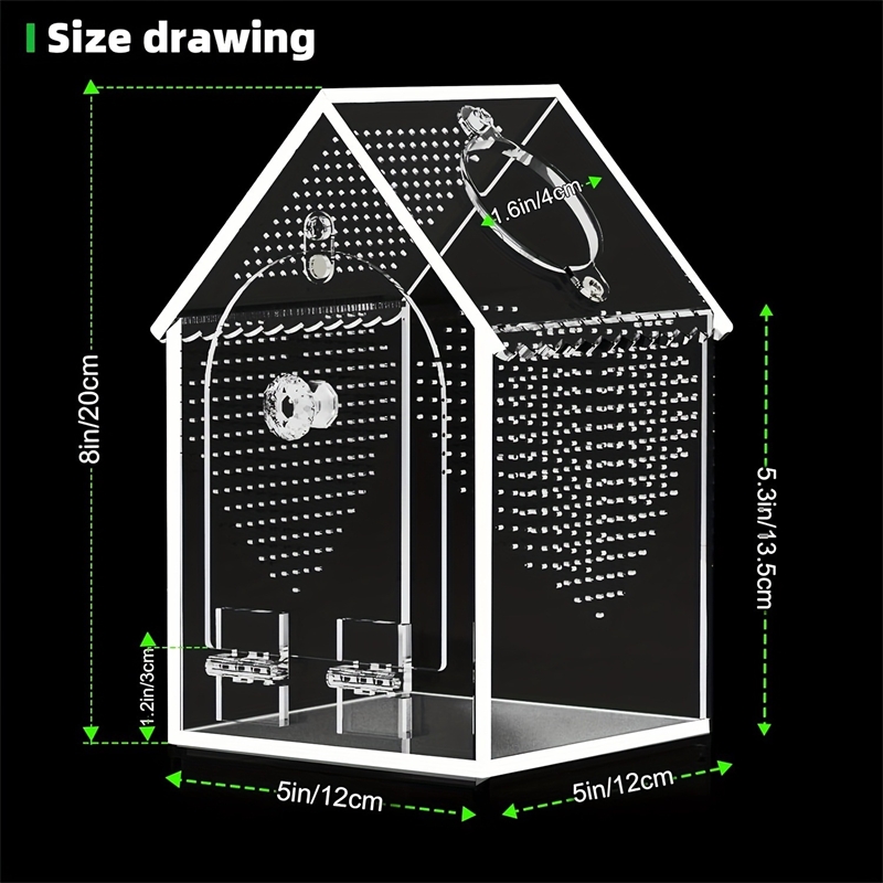 Transparent Acrylic House Inse - Science Hobbyist review and price