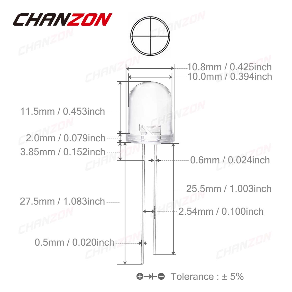 10pcs 10mm IR LED Emitting Dio - Hobby Is Science review and price