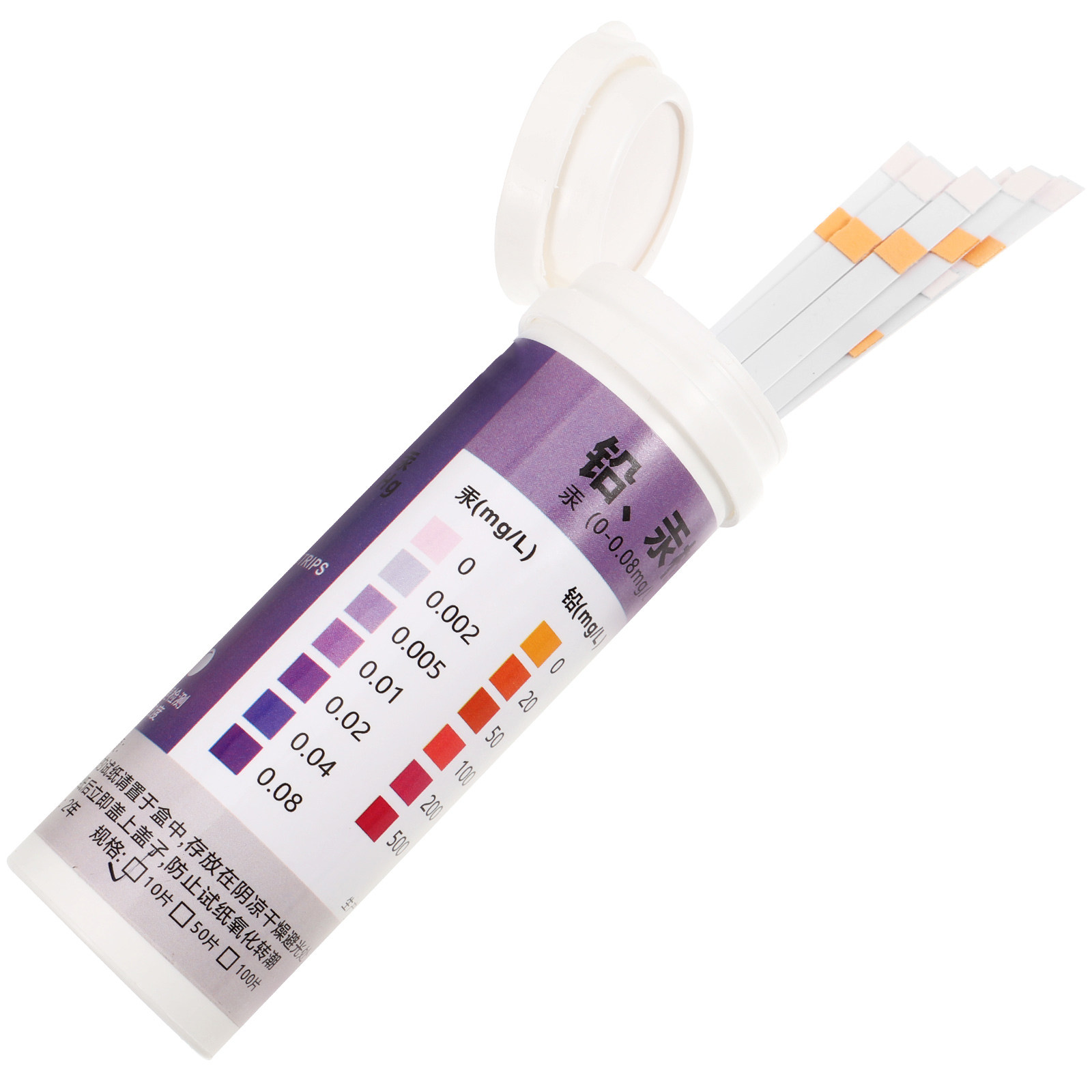 10Pcs Heavy Metal Test Paper L - Water Testing Kit review and price