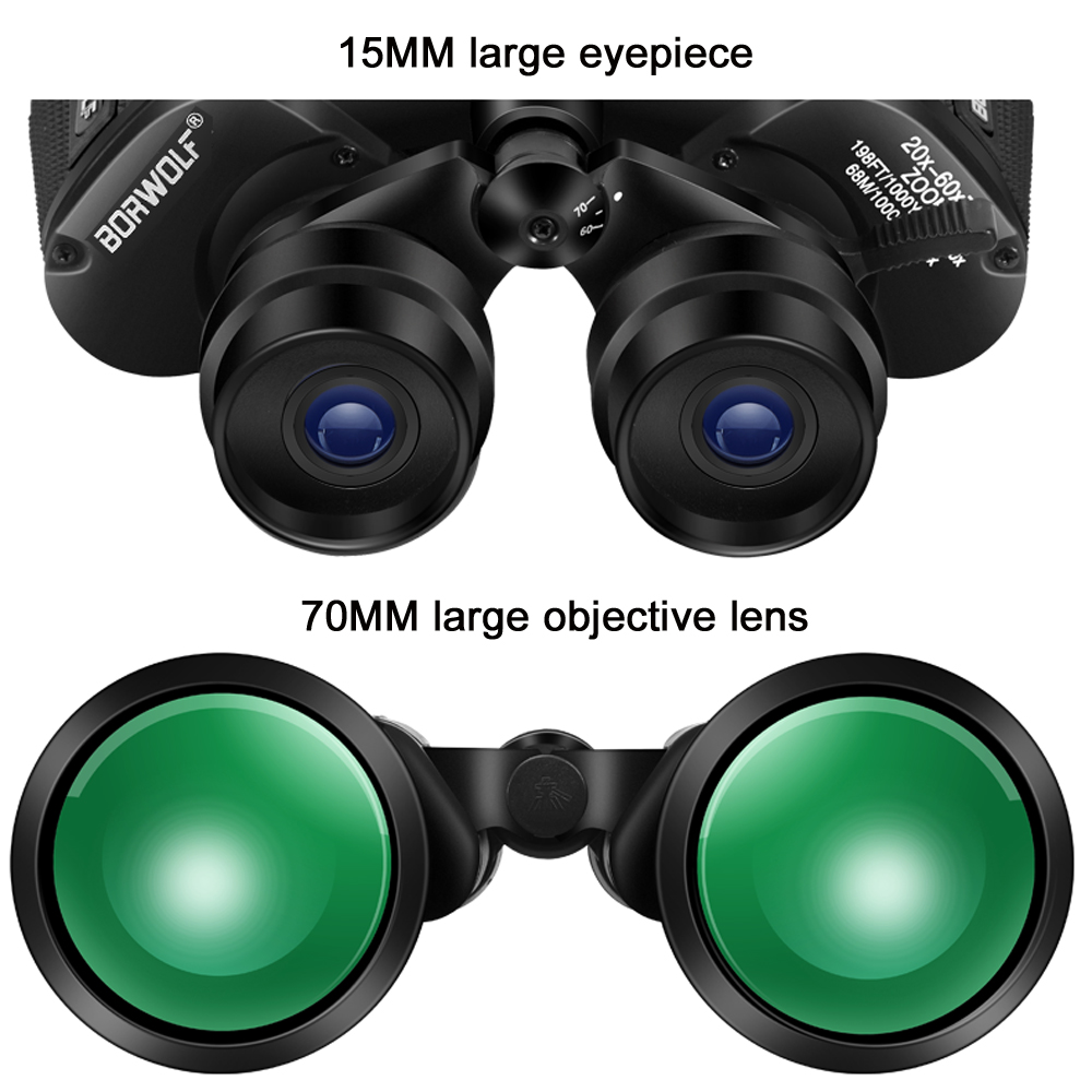 BORWOLF 20-60X70 Binoculars Hi - National Geographic Telescope 70Mm review and price
